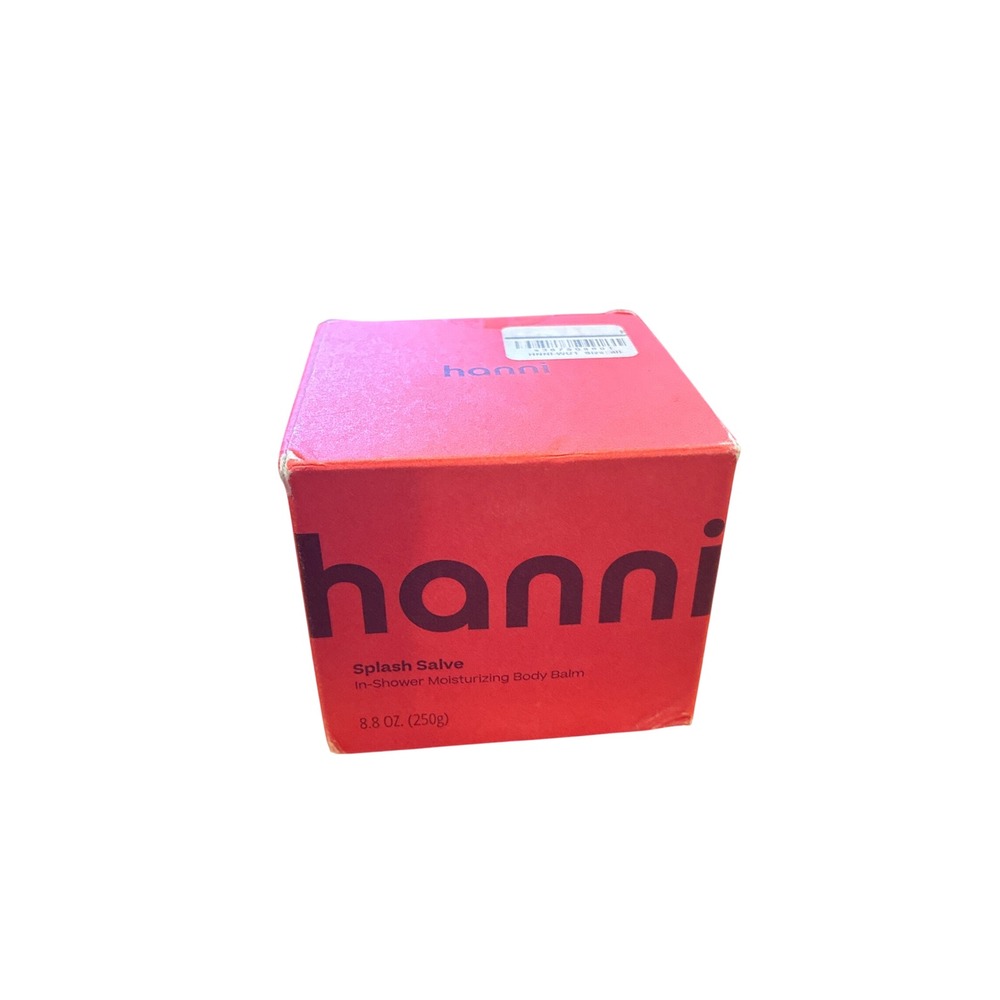 Hanni Splash Salve In-Shower Moisturizing Body Balm 8.8oz 250g New Imperfect Box